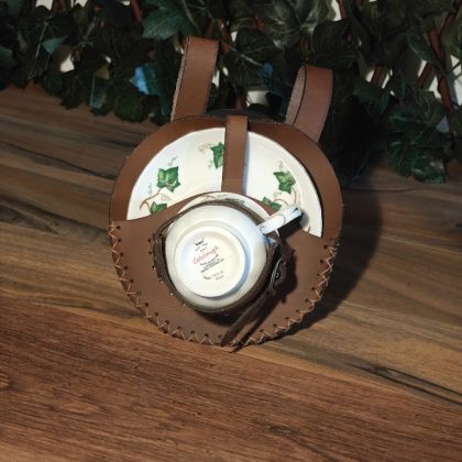 Theekop tasje bruin