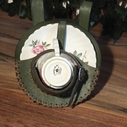 Theekop tasje groen