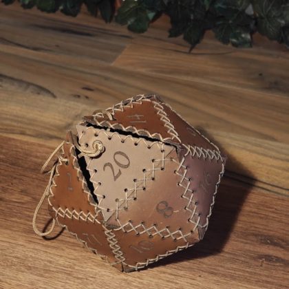 D20 tasje bruin