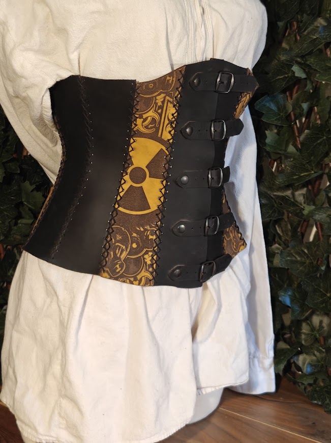 Onderborst corset apocalyps maat M - Afbeelding 3