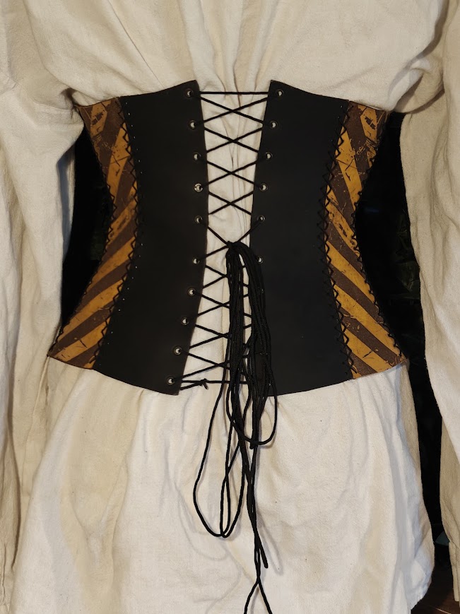 Onderborst corset apocalyps maat M - Afbeelding 6