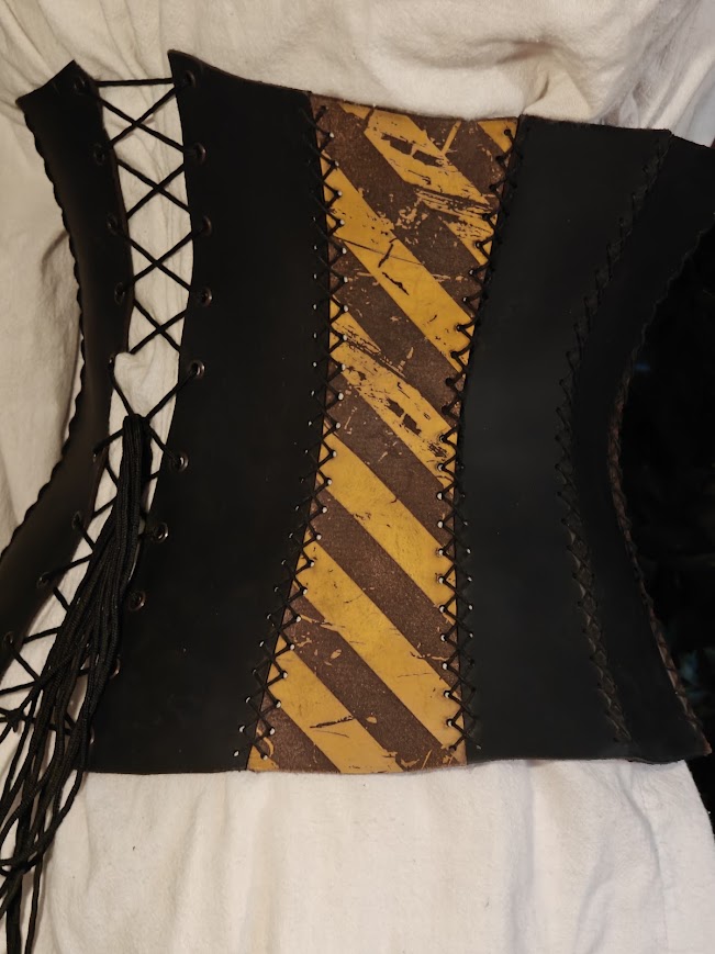 Onderborst corset apocalyps maat M - Afbeelding 8