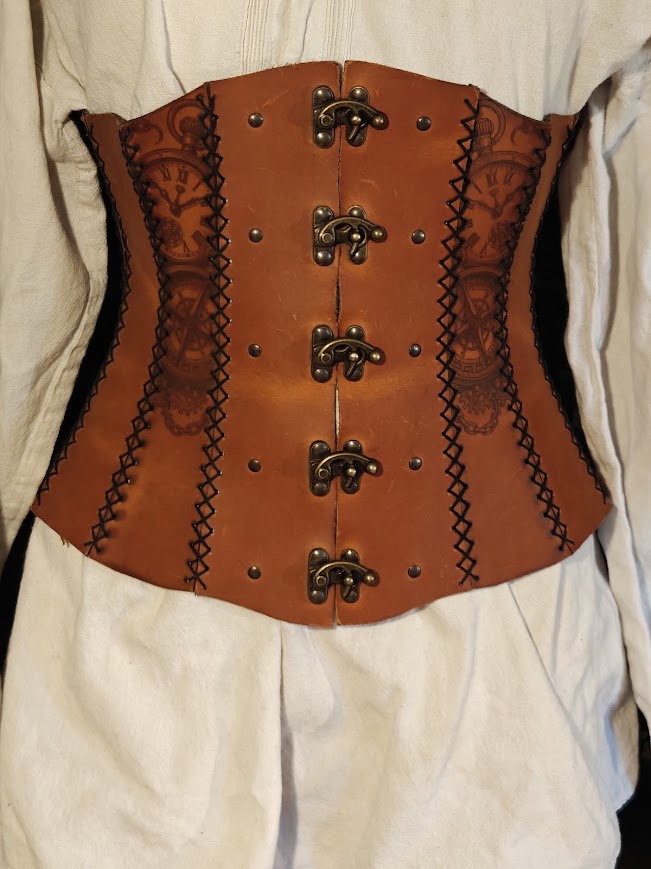 Onderborst korset pirate maat S - Afbeelding 2