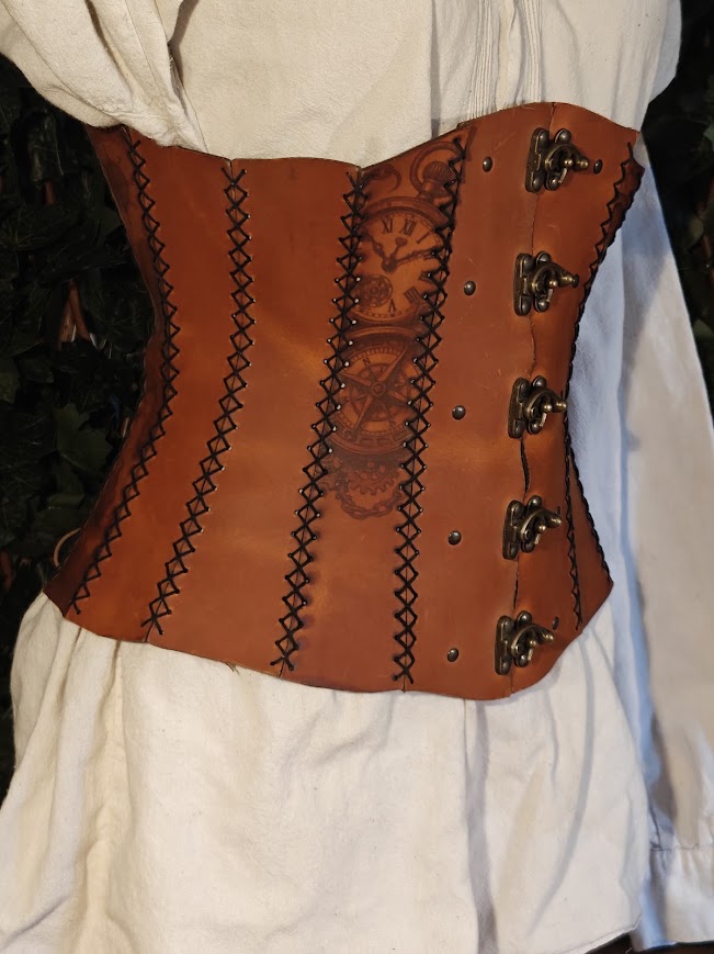 Onderborst korset pirate maat S - Afbeelding 3