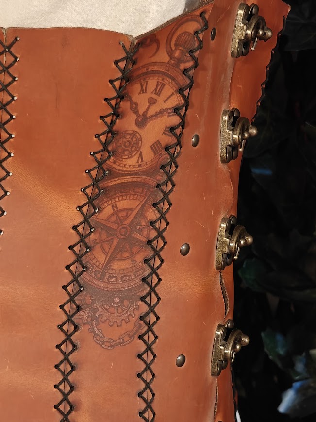 Onderborst korset pirate maat S - Afbeelding 8