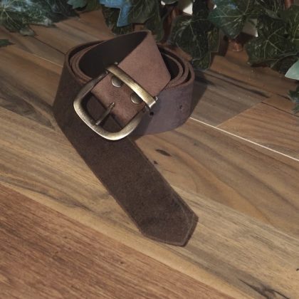 Bruine leren riem