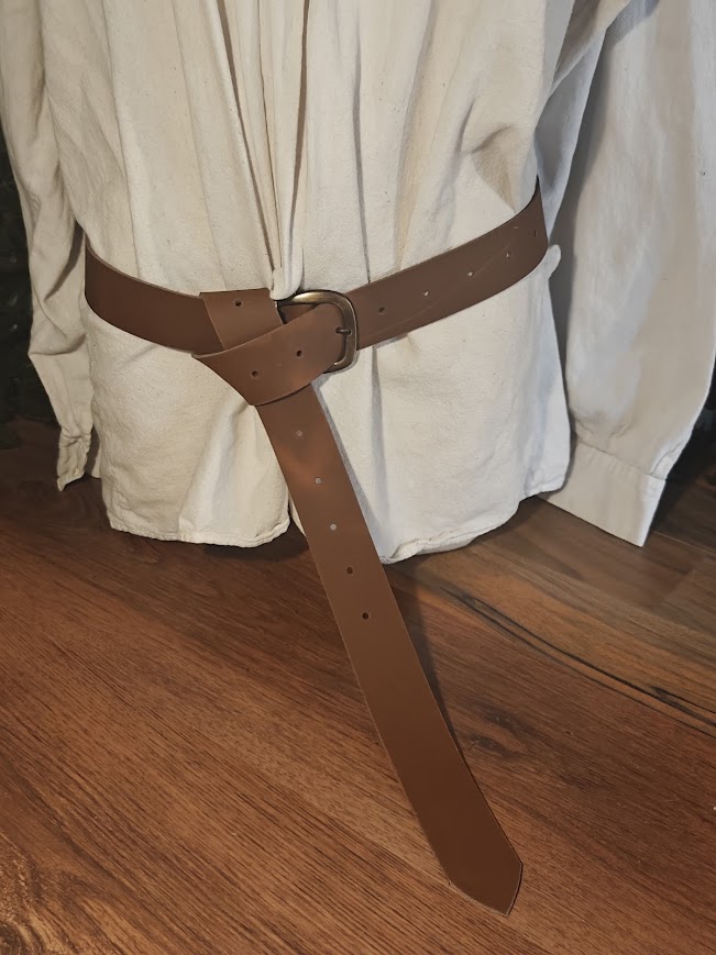 Mid Bruine leren riem - Afbeelding 3