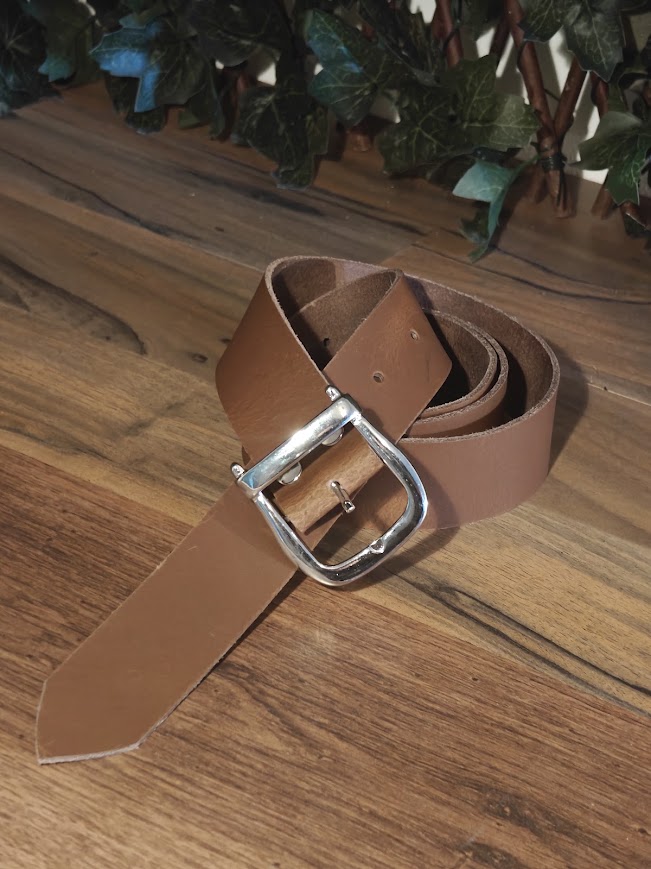 Mid Bruine leren riem - Afbeelding 6