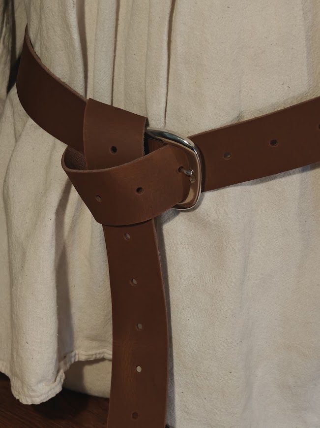 Mid Bruine leren riem - Afbeelding 8