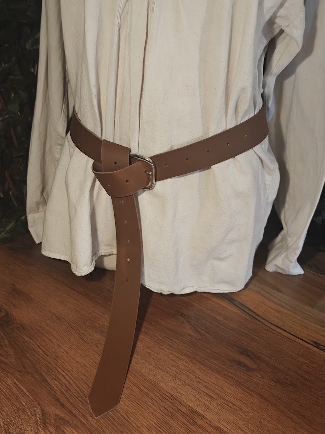 Mid Bruine leren riem - Afbeelding 7