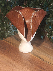 Bruine tricorn piratenhoed maat S - Afbeelding 4