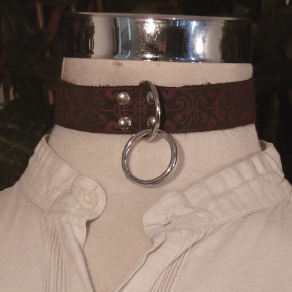 collar barok paars